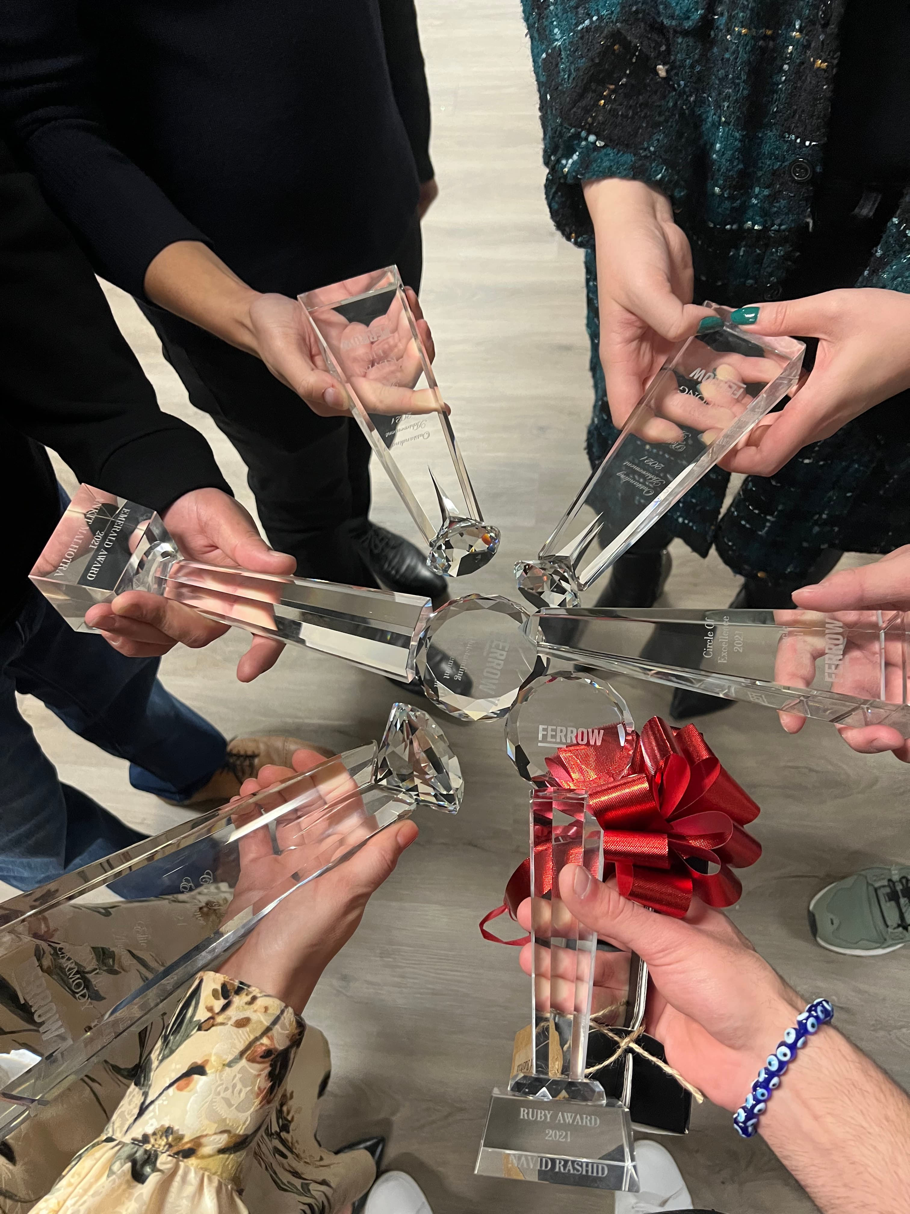 Ferrow Real Estate awards held together in celebration